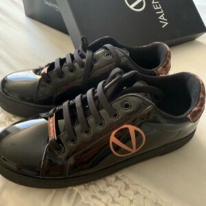 Valentino Black and Brown Sneakers
